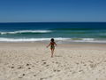 Beth entering the sea at Praia da Joaquina.jpg