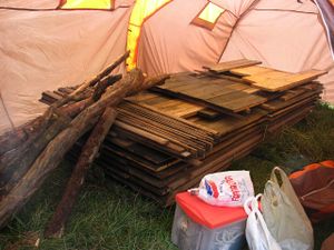 Building wood in tent.jpg